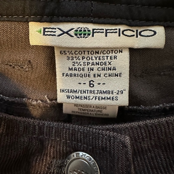 *CLEARANCE* Exofficio brown midrise corduroy bootcut jeans size 6 new - Picture 4 of 11